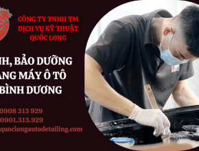 Dịch vụ vệ sinh, bảo dưỡng khoang máy ô tô tại Quốc Long Auto