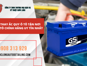 Dịch vụ thay Ắc quy ô tô tận nơi - Đại lý thay bình ắc quy ô tô chính hãng uy tín nhất