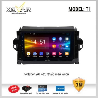 Màn hình DVD Android KOVAR T1 – Fortuner 2017-2018