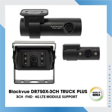 Camera hành trình ô tô cao cấp Blackvue DR750X-3CH Truck Plus