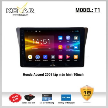Màn hình DVD Android KOVAR T1 – Honda Accord 2008